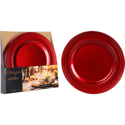 MĚLKÝ TALÍŘ, plast, 33 cm