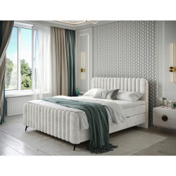 MID.YOU AMERICKÁ POSTEL, 180/200 cm, béžová