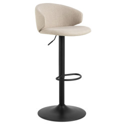 MID.YOU BAROVÁ ŽIDLE, černá, béžová