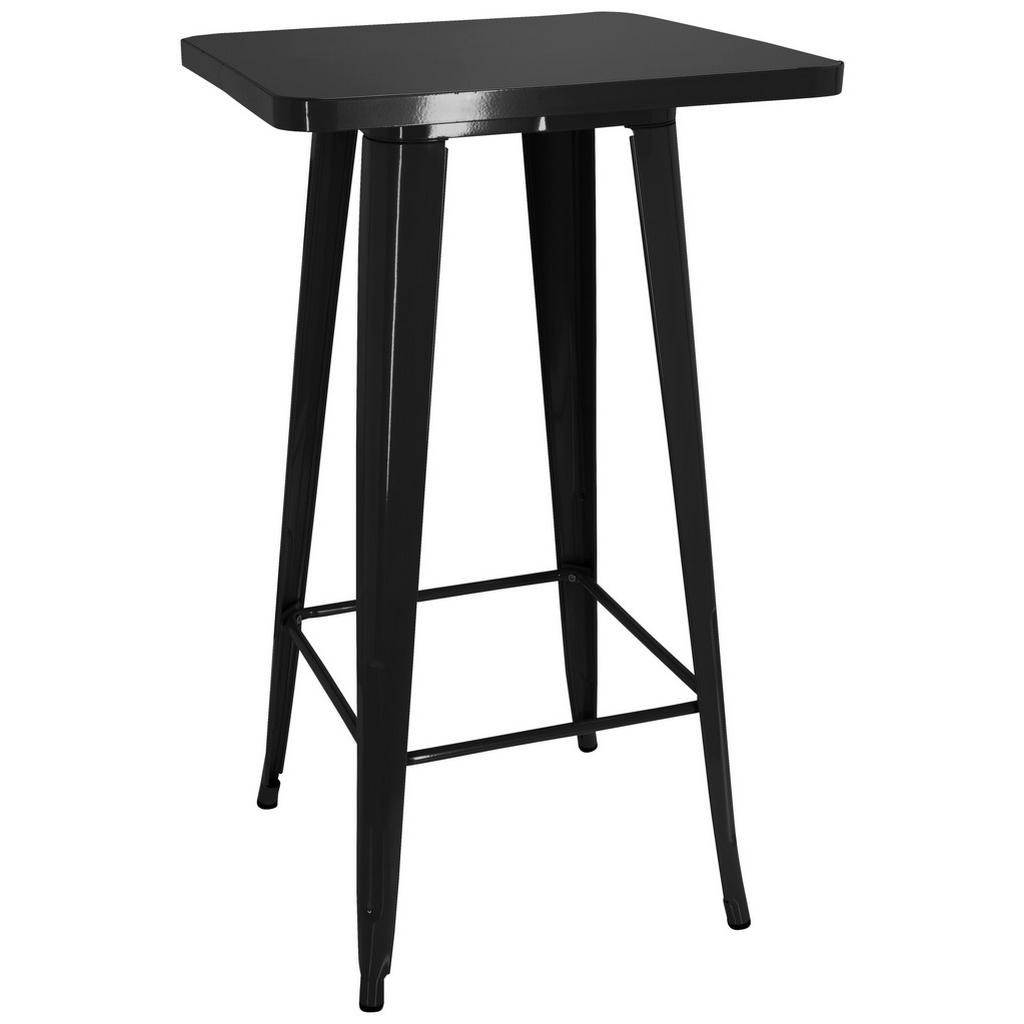 MID.YOU BAROVÝ STŮL, černá, 60/60/103,5 cm