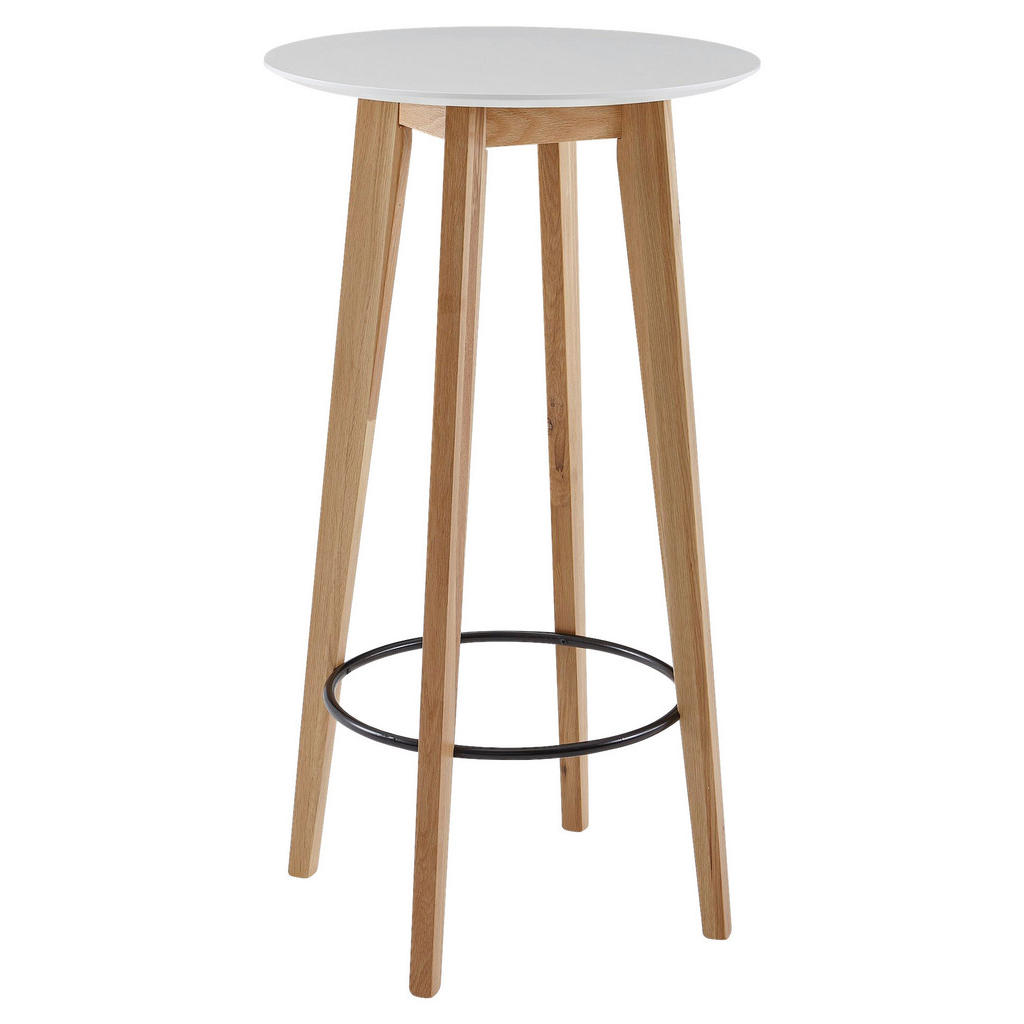 MID.YOU BAROVÝ STŮL, dub, bílá, 60/110/60 cm