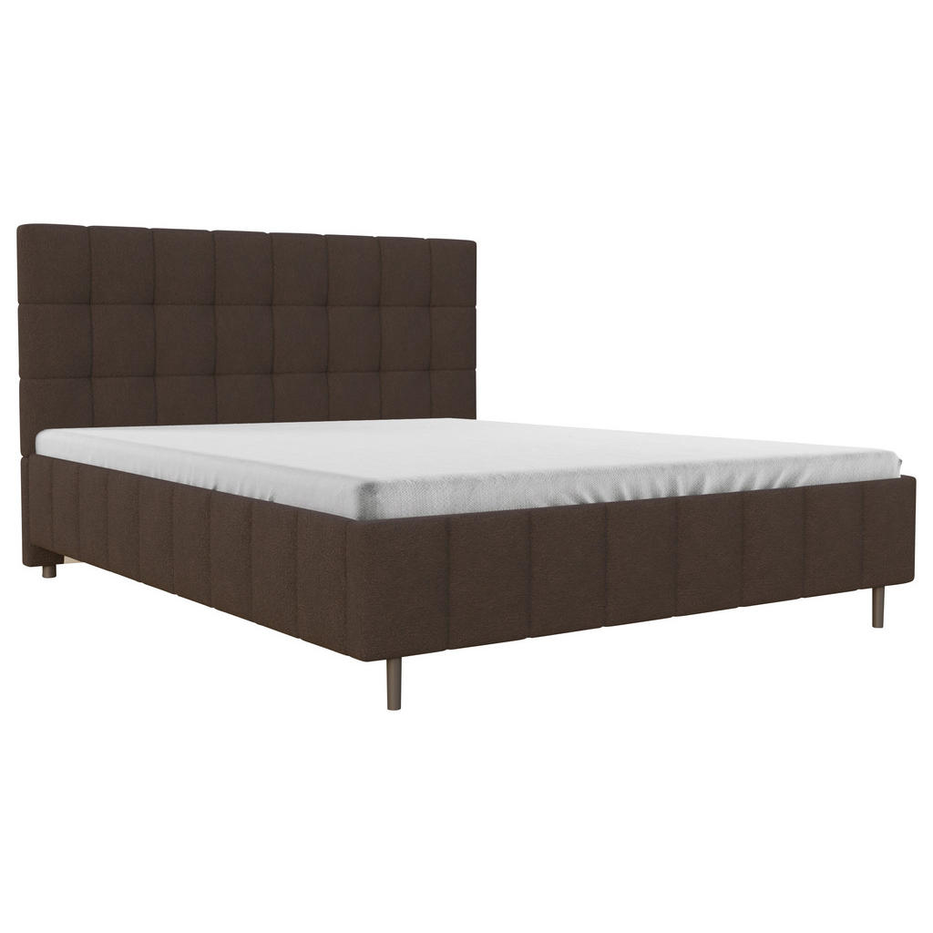 MID.YOU ČALOUNĚNÁ POSTEL, 180/200 cm, hnědá