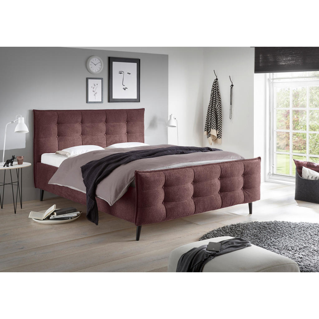 MID.YOU ČALOUNĚNÁ POSTEL, 180/200 cm, lilková