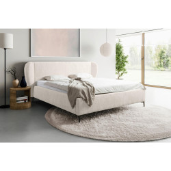 MID.YOU ČALOUNĚNÁ POSTEL, 180/200 cm, perleť