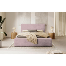 MID.YOU ČALOUNĚNÁ POSTEL, 180/200 cm, růžová