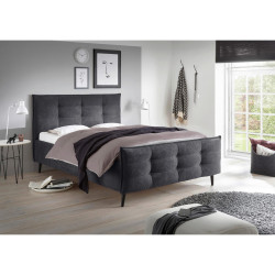 MID.YOU ČALOUNĚNÁ POSTEL, 140/200 cm antracitová