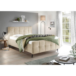 MID.YOU ČALOUNĚNÁ POSTEL, 140/200 cm krémová