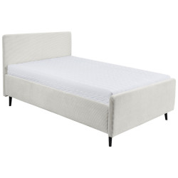 MID.YOU ČALOUNĚNÁ POSTEL, 140/200 cm krémová