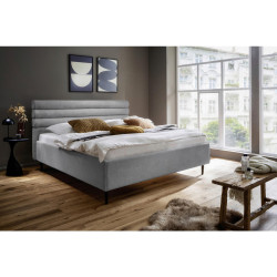 MID.YOU ČALOUNĚNÁ POSTEL, 180/200 cm, světle šedá