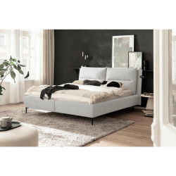 MID.YOU ČALOUNĚNÁ POSTEL, 180/200 cm, světle šedá