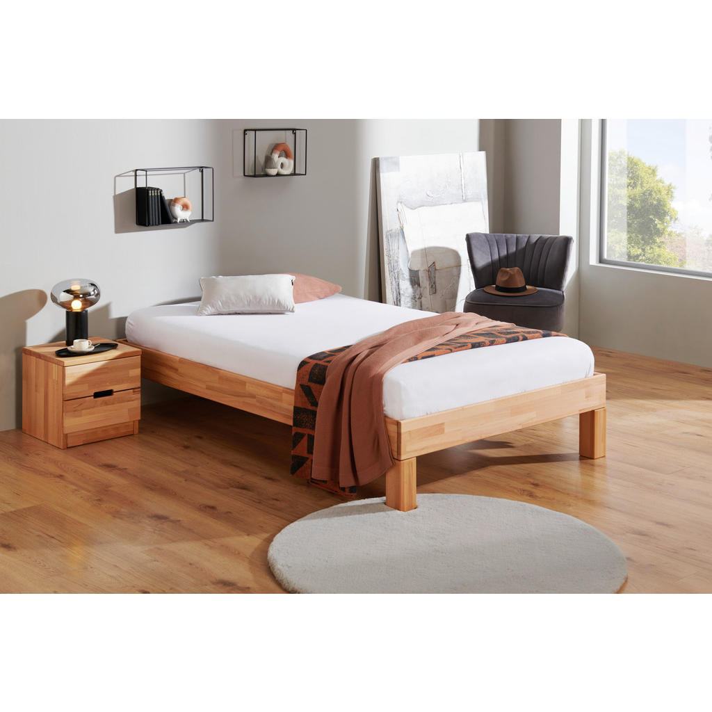 MID.YOU FUTONOVÁ POSTEL, 120/200 cm jádrový buk