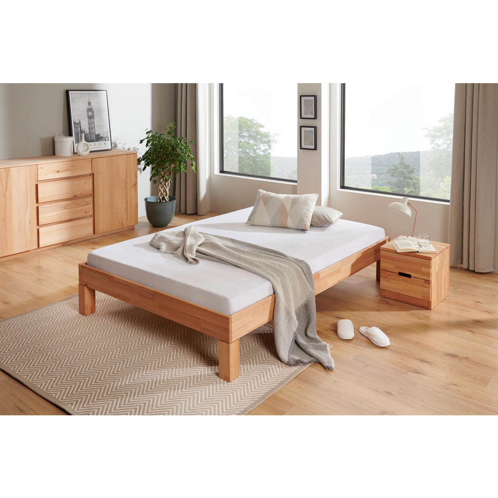 MID.YOU FUTONOVÁ POSTEL, 140/220 cm jádrový buk