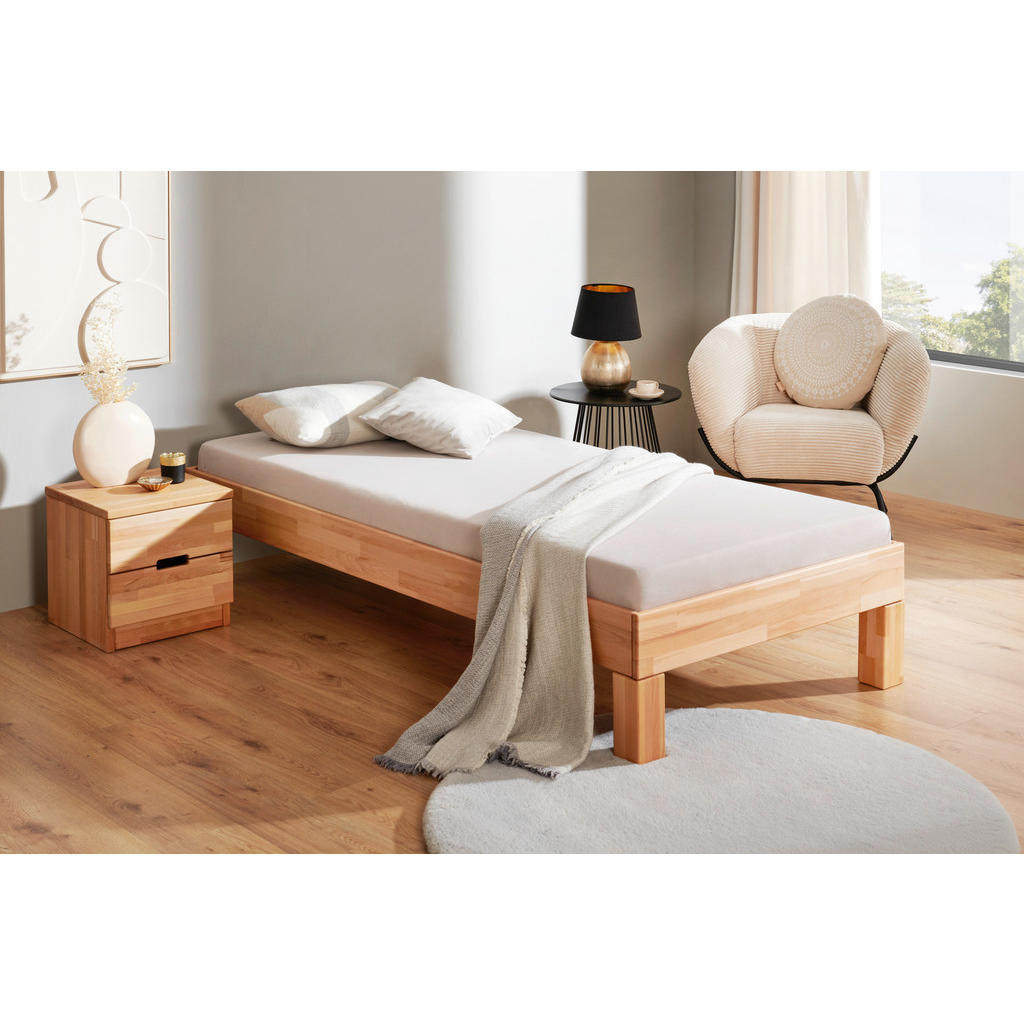 MID.YOU FUTONOVÁ POSTEL, 90/220 cm jádrový buk