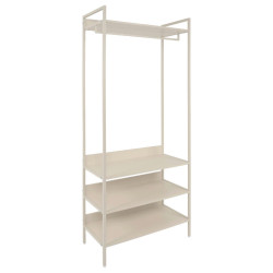 MID.YOU Garderobe Dhaka, béžová, 84/190/40 cm