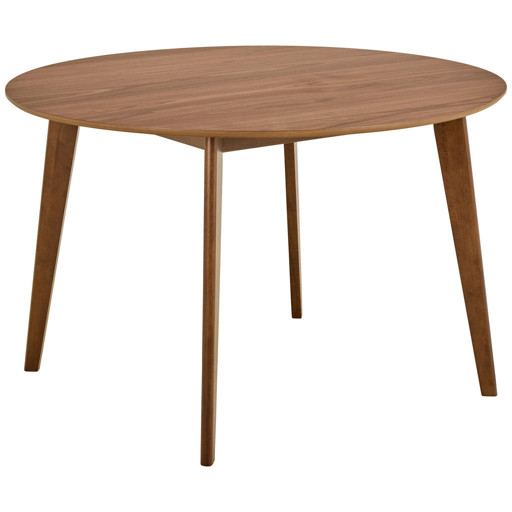 MID.YOU JÍDELNÍ STŮL, ořech, kaučukové dřevo, barvy vlašských ořechů, 105/76 cm