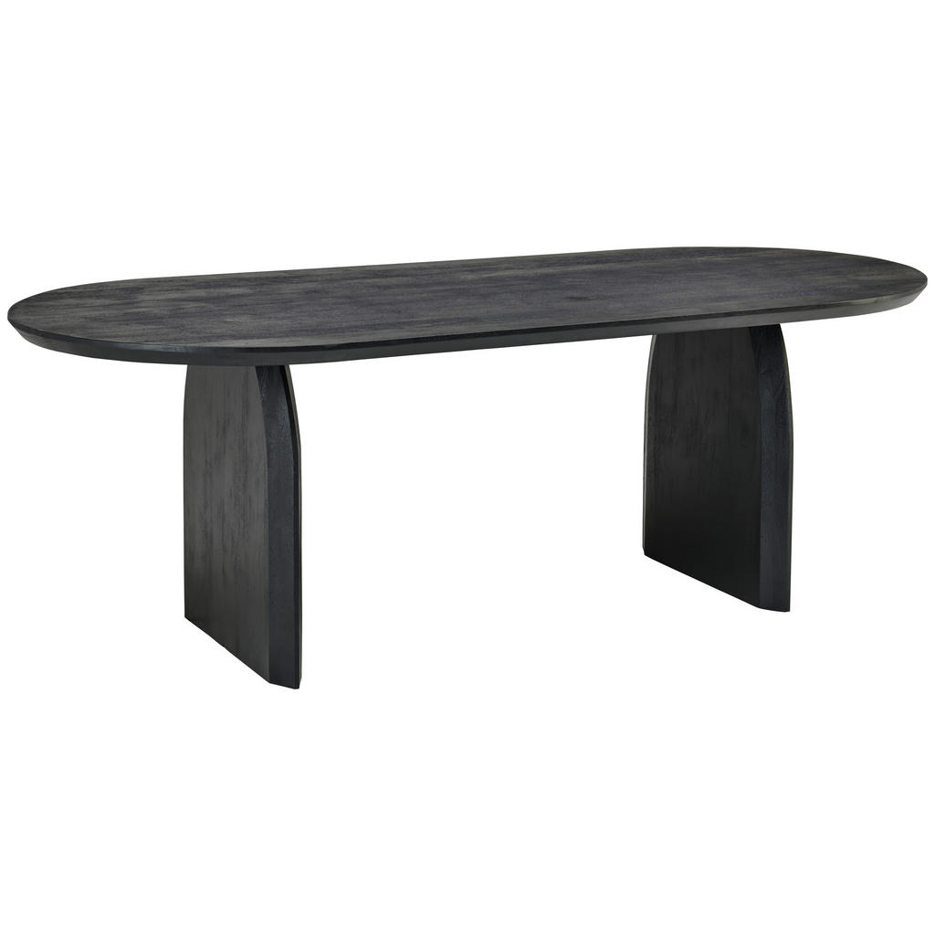 MID.YOU JÍDELNÍ STŮL, mangové dřevo, černá, 220/100/76 cm