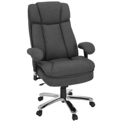 MID.YOU KANCELÁŘSKÉ KŘESLO, plochá tkanina, tmavě šedá