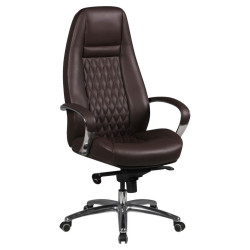 MID.YOU KANCELÁŘSKÉ KŘESLO, vzhled kůže, hnědá