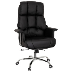 MID.YOU KANCELÁŘSKÉ KŘESLO, vzhled kůže, černá