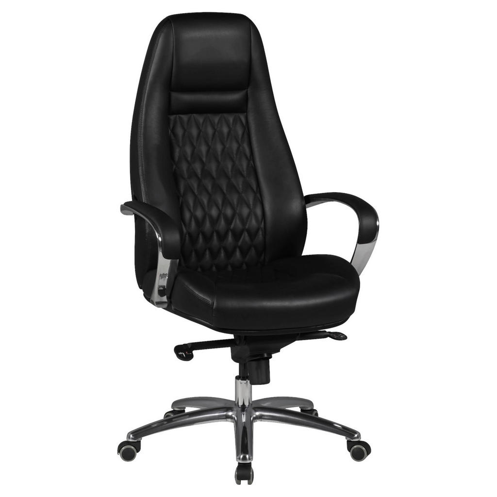 MID.YOU KANCELÁŘSKÉ KŘESLO, vzhled kůže, černá