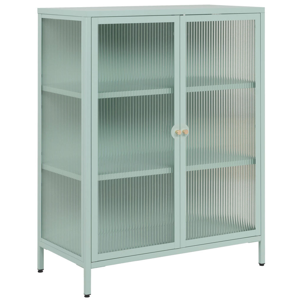 MID.YOU KOMODA, mátově zelená, 80/101,5/40 cm