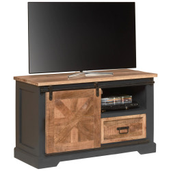 MID.YOU KOMODA POD TELEVIZI, šedá, 105/63/45 cm