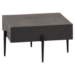 MID.YOU KONFERENČNÍ STOLEK, antracitová, dřevo, plast, kompozitní dřevo, 64/64/35 cm