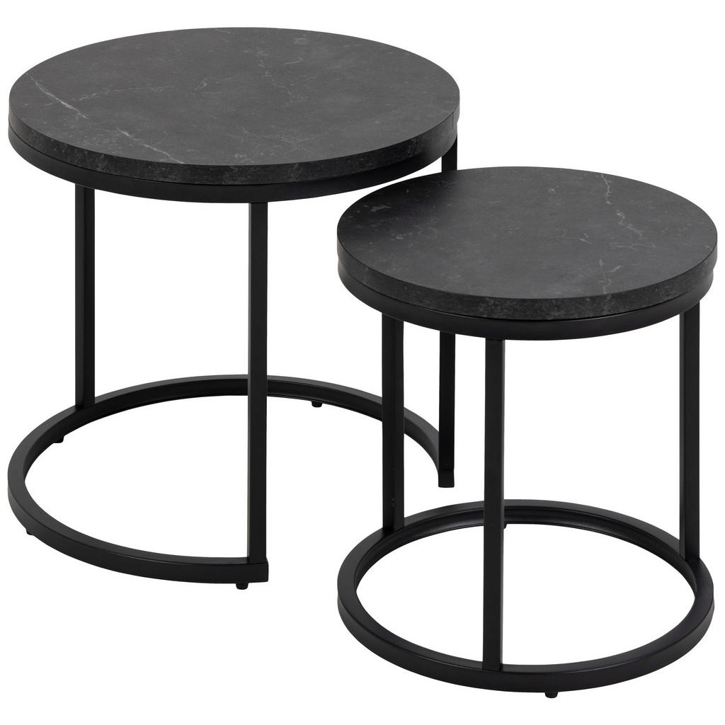 MID.YOU KONFERENČNÍ STOLEK, antracitová, kov, kompozitní dřevo, 45/40/45 cm