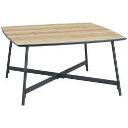 MID.YOU KONFERENČNÍ STOLEK, barvy dubu, kov, kompozitní dřevo, 80/80/42 cm