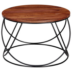 MID.YOU KONFERENČNÍ STOLEK, barvy sheesham, dřevo, 60/60/40 cm