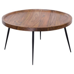 MID.YOU KONFERENČNÍ STOLEK, barvy sheesham, dřevo, 75/75/39 cm