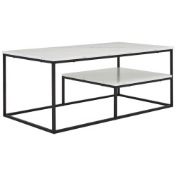 MID.YOU KONFERENČNÍ STOLEK, černá, bílá, kov, kompozitní dřevo, 110/60/45 cm