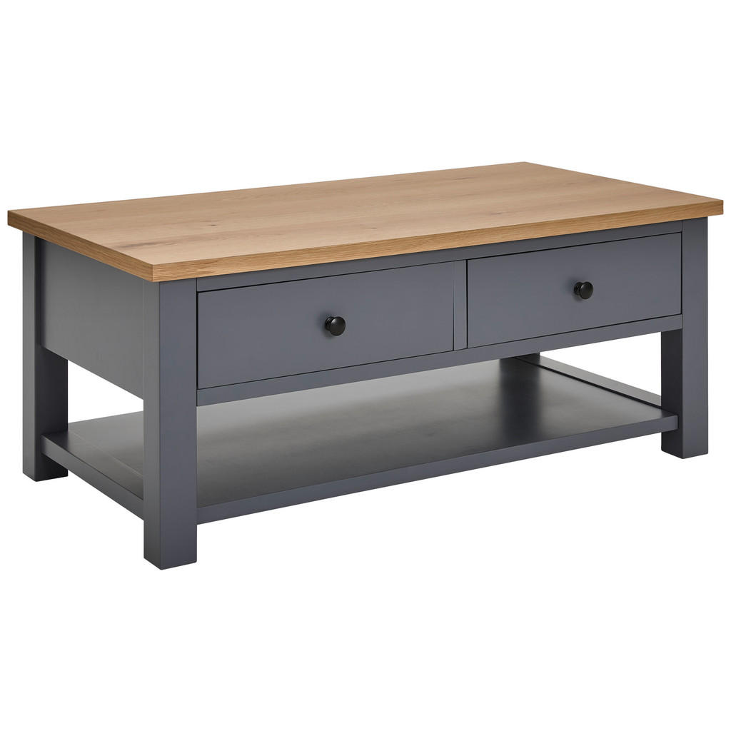 MID.YOU KONFERENČNÍ STOLEK, přírodní barvy, tmavě šedá, dřevo, kompozitní dřevo, 110/45/60 cm