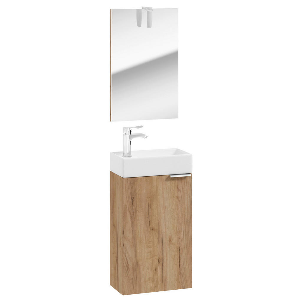 MID.YOU KOUPELNA PRO HOSTY, barvy dubu, 41/60/20 cm