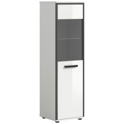 MID.YOU MIDI SKŘÍŇKA, vysoce lesklá bílá, 40/139/34 cm