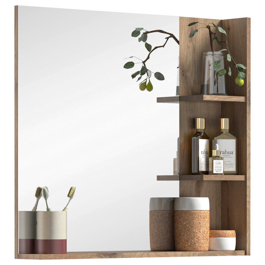 MID.YOU NÁSTĚNNÉ ZRCADLO, 79/73/13 cm,