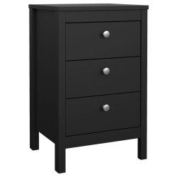 MID.YOU NOČNÍ STOLEK, černá, 43,8/70,1/38,4 cm