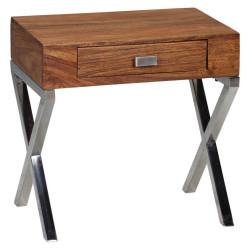 MID.YOU NOČNÍ STOLEK, sheesham, 45/45/50 cm