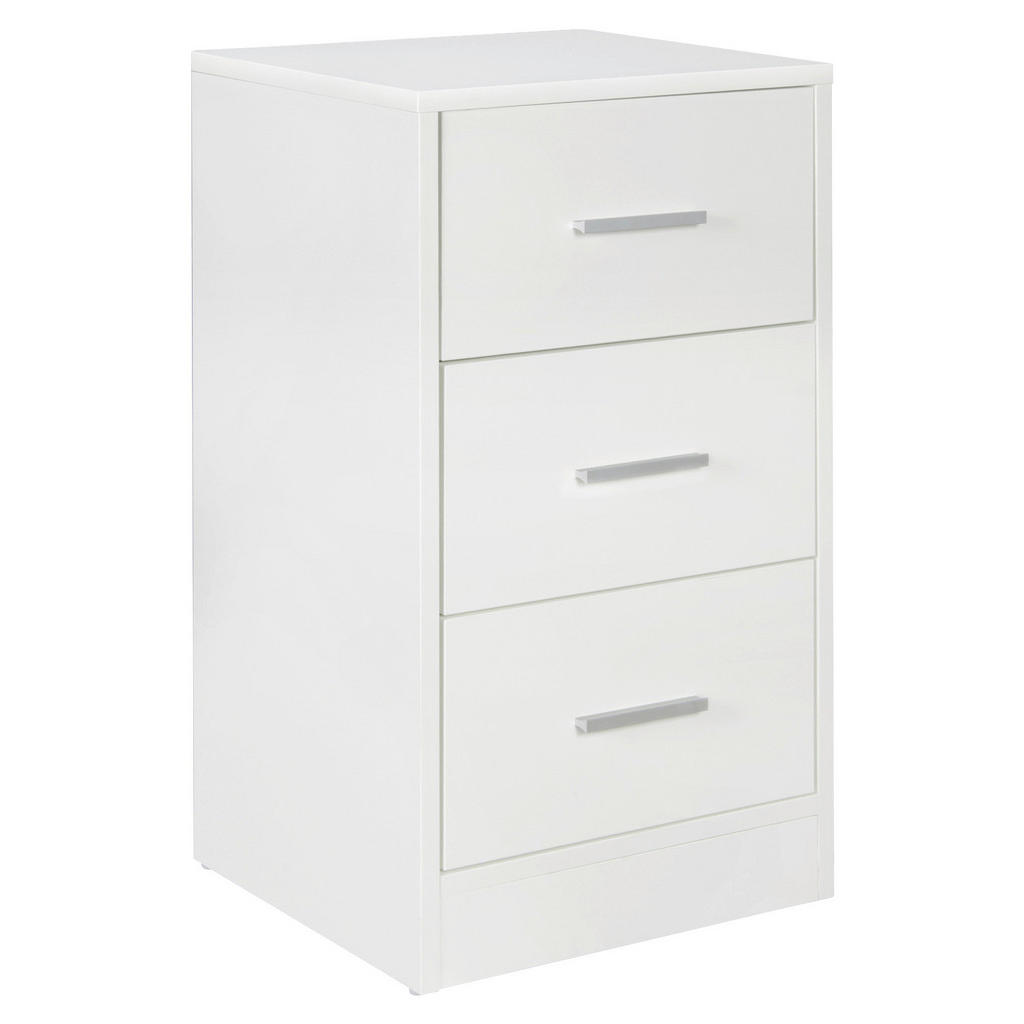 MID.YOU NOČNÍ STOLEK, bílá, 37/68/35 cm