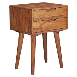 MID.YOU NOČNÍ STOLEK, sheesham, barvy sheesham, 47/66/36 cm