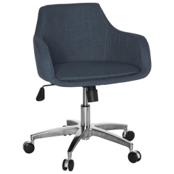 MID.YOU OTOČNÁ ŽIDLE, plochá tkanina, tmavě šedá