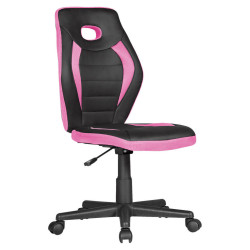 MID.YOU OTOČNÁ ŽIDLE PRO MLÁDEŽ, černá, pink