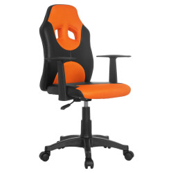 MID.YOU OTOČNÁ ŽIDLE PRO MLÁDEŽ, oranžová, černá