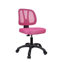 MID.YOU OTOČNÁ ŽIDLE PRO MLÁDEŽ, síťovina, růžová