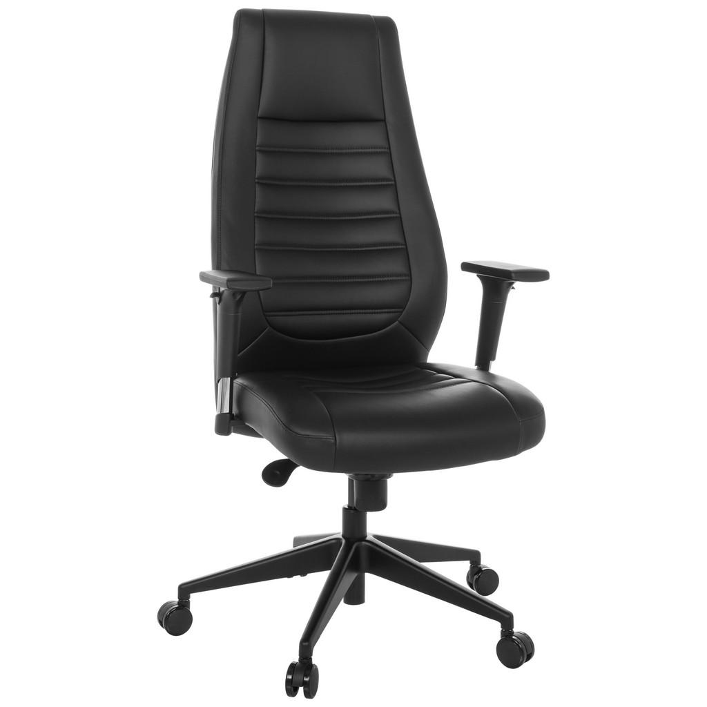 MID.YOU OTOČNÁ ŽIDLE, vzhled kůže, černá