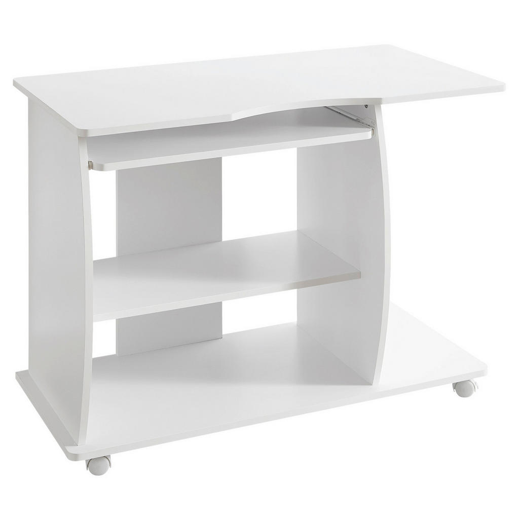 MID.YOU PC STŮL, bílá, 50/90/71 cm