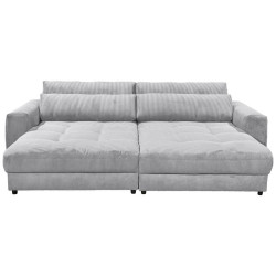 MID.YOU POHOVKA BIG SOFA, textil, kompozitní dřevo, světle šedá