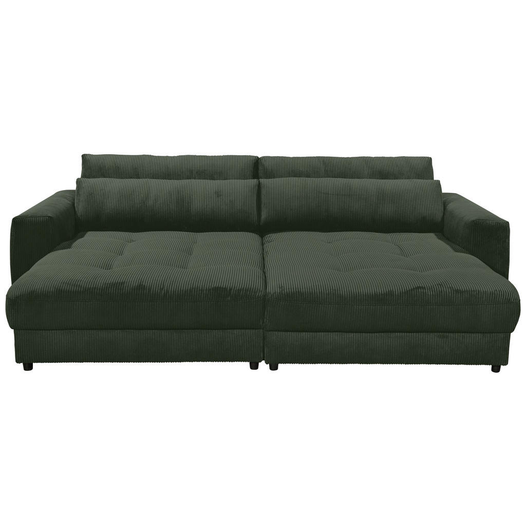MID.YOU POHOVKA BIG SOFA, textil, kompozitní dřevo, tmavě zelená