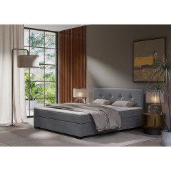 MID.YOU POSTEL BOXSPRING, 160/200 cm, světle šedá