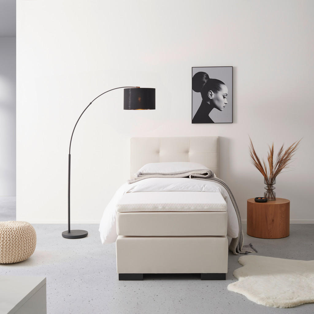 MID.YOU POSTEL BOXSPRING, 90/200 cm, krémová